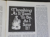 Gas Engine Magazine 1976 September October Threshing As It Use to Be