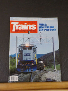 Trains Magazine 1991 January Frisco SP Lompoc Branch Steam loco photos album