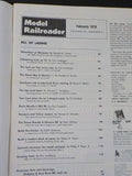 Model Railroader Magazine 1978 February Drawings Alcos RS-3 GB&W a railroad you