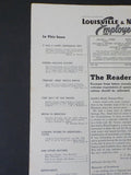 Louisville & Nashville Employee Magazine L&N 1959 November