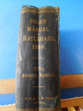 Poor's Manual of Railroads 1884  History rolling stock more