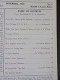 Miniature Railroading 1939 December Vol 2 #5 Magazine Casting model figures
