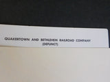 Railroads in the Lehigh River Valley REVISED edition 1962 Spiral bound