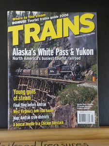 Trains Magazine 2006 May Alaska White Pass & Yukon Young guns of steam