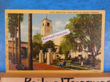 Postcard South Patio Union Depot Los Angeles California Card #LA-31 to Welsch