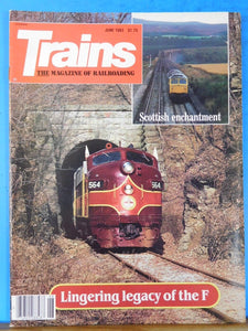 Trains Magazine 1983 June Scottish enchantment Lingering legend of the F