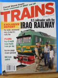 Trains Magazine 2004 July Iraq Railway UP trains per day map B&O Train control