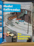 Model Railroader Magazine Complete year in MR blue binders 1975  12 issues