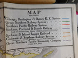 Chicago Burlington & Quincy Railroad Company Annual Report 1916 June 30 MAP