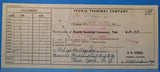 Check Peoria Terminal Co Check 1959 Feb 16 Lehigh Valley