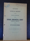 Chicago Burlington & Quincy Railroad Company Annual Report 1916 June 30 MAP