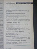 Railway Age 1964 November 2 Weekly MP automated wheel shop PATH air conditioned