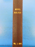Model Builder Suckert Style Binding Volume 7 1943  5 issues