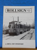Rollsign Magazine of New England Transit News 1998 January February MBTA 1997 in