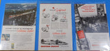 Ads Western Pacific RR California Zephyr #1 Advertisements from various magazine