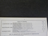 Descriptive List Of Cars Of The Pullman Company 1961 with supplements to 1967 SC