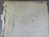 Toledo Peoria & Western Railway Company Payroll 1936