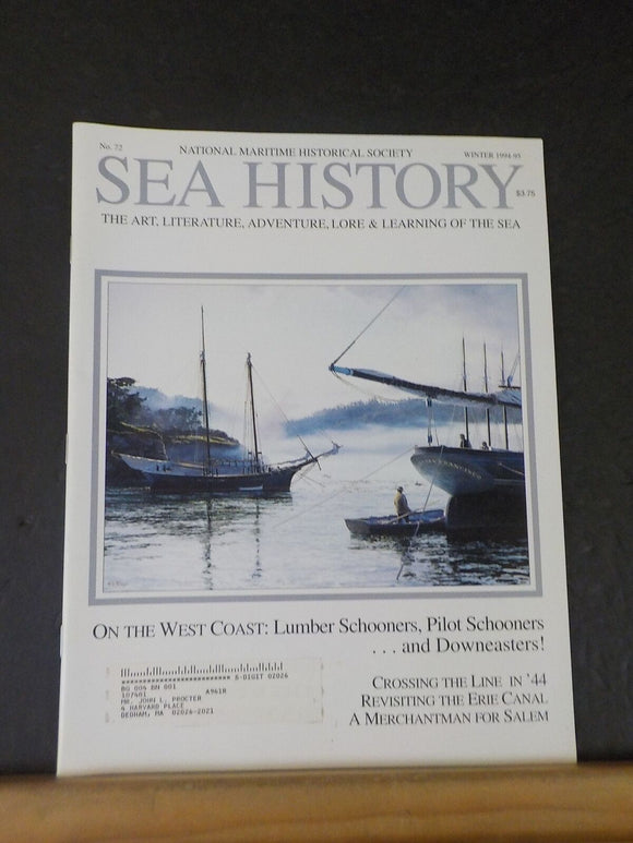 Sea History No 72 Winter 1994-95 On the West Coast
