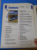 Model Railroader Magazine 2005 November Better scenery Passenger diesels Oil