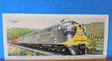 Clinchfield Locomotive #800 General motors Builders card