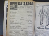 Railroad Magazine 1949 November Navy on wheels CA Zephyr P&L