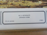 Renaissance Lithographic Print W.D. Heynisaite Spanish Farm 20X24 nches