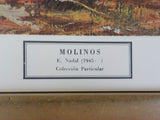 Renaissance Lithographic Print E. Nadal Molinos 22 1/2X 19 inches