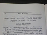 Brill Magazine 1913 May air conditioned sand cars Prepayment cars