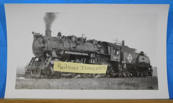 Photo Erie Locomotive #200  Approx 3 ½ X 5 ¾  Black & white