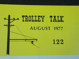 Trolley Talk #122 1977 August Atlantic City & Suburban story