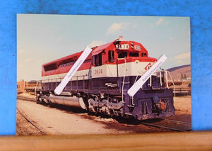 Postcard Erie Lackawanna locomotive #3638 1976 Bicentennial  9X6 inches