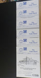 Feather River Rail Society The Train Sheet 1988 Lot of 6 #29-34  Western Pacific