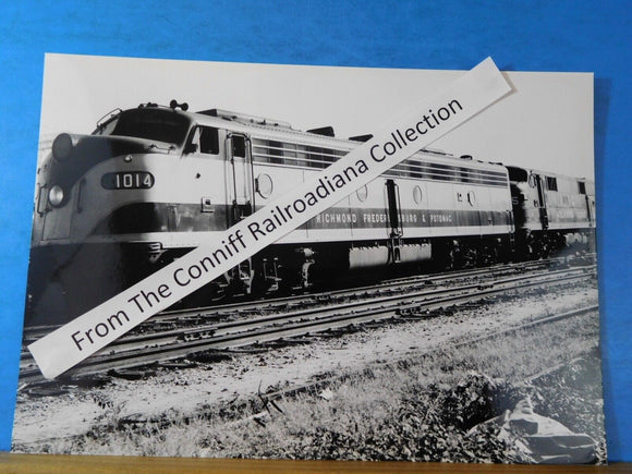 Photo RF&P Locomotive #1014  8X11.5 B&W Richmond Fredericksburg & Potomac