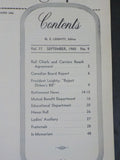 Railroad Telegrapher, The 1960 September VOTE Canadian Board Report