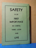 Chessie System Safety Rules June 15th 1979 Form SF-32 Soft Cover 65 Pages