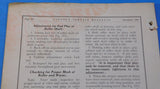 Lincoln Service Bulletin Mechanical 1936 Lot of 8 Issues