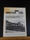 American Rails Formerly Midwestern Rails #110 July August 1987