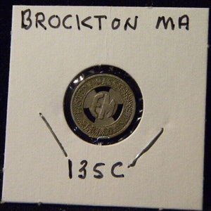 Token MA Brockton 135C Eastern Massachusetts St Ry Co