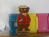 Jaycees California Papa bear Red vest  white hat   PIN