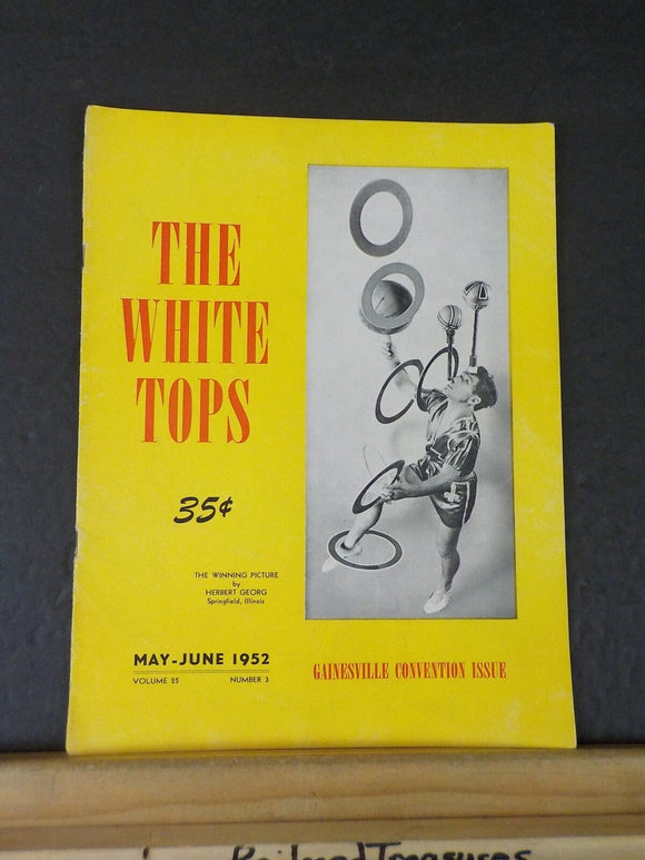 White Tops Circus Magazine 1952 May June John Duffy & Sons Ireland’s National Ci