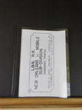L&N RR New Orleans to Mobile Sub-division condensed profile 1947-1975