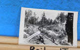 Photo Babcock Lumber & Boom C Hand car.5.5 x 3.5 Photo Postcard