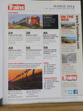 Trains Magazine 2014 March Oil High speed rail in America Norfolk Southern Ohio