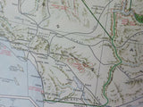 Map Burlington Northern 1981 Feb United States Map folded