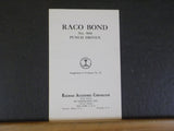 Raco Bond No. 900 Punch Division Supplement to Catalogue No. 51