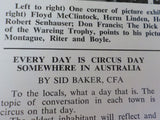 White Tops Circus Magazine 1954 July August A day on Hagen Circus