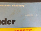 Model Railroader Magazine 1958 March Narrow gauge coal car Locomotive plan & pho