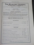 Electric Journal, Magazine The 1914 July