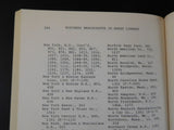 List of Business Manuscripts in Baker Library compiled by Robert W Lovett and El