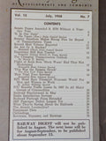 Railway Digest of Developments and Comments 1958 July V13 #7